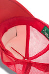 C'est La Vie Trucker Hat in Red