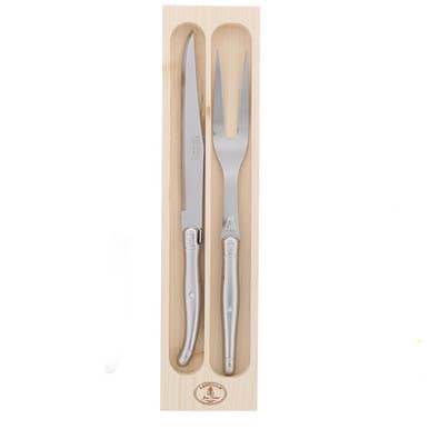 Jean Dubost Stainless Steel Carving Set