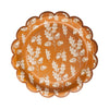 Acorn Scalloped Circle Plate