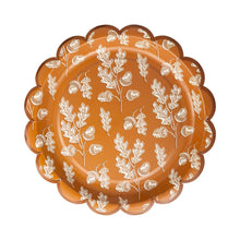  Acorn Scalloped Circle Plate