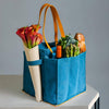 Blue Stripe Canvas Tote