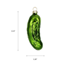 Pickle Glass Ornament
