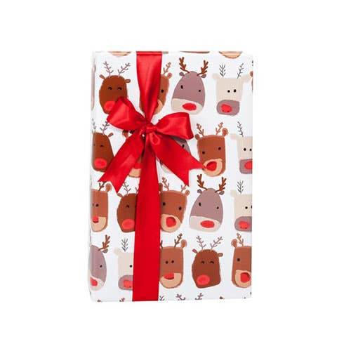 Christmas Premium Bulk Gift Wrap Paper: White Berries Kraft / 1 Pack / 24"x417'