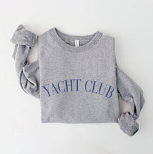  YACHT CLUB Sweatshirt: ATHLETIC HEATHER / L