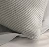 Ribbed Knit Sham, 26" x 26": Mist