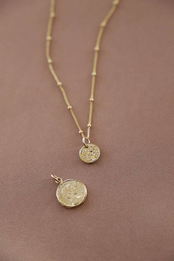 Coin Charm Necklace