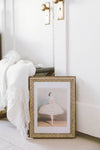Ballerina Framed Antique Art