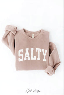  SALTY sweatshirt: TAN / XL