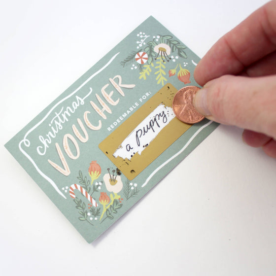 Christmas Scratch-off Vouchers