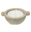Paulownia Wood Round Candle with Wood Handles