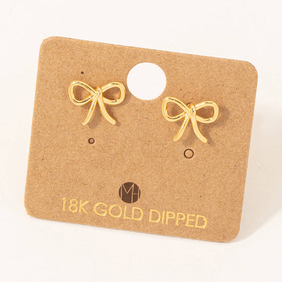 Bow Stud Earrings