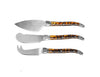 3-Piece Tortoise Shell Cheese Knife Set