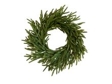  Norfolk Pine Faux Christmas Wreath 24"
