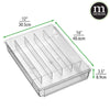 Linus In-Drawer Utensil Organizer - 6 Cell Expandable: Clear