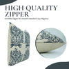 Bohemian Block Linen Blend Cushion Cover - Vrindavan: Linen Blend / One Side / 22X22
