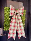 The Merry Manor Tartan Bow