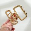 Ivory Gold Metal Assorted Claw Clips