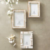 White Horn Photo Frame - Bordered - 4x6: 5.5" W x 7.5" H x .5"D, Fits 4"x 6" photo