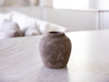Hugo Grey Wash Round Vase Small
