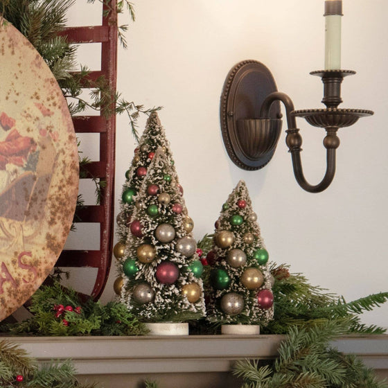 Multicolor Bottlebrush Christmas Tree