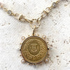 Coin jewelry pearl necklace boutique salon jewelry