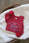 UNITED STATES OF AMERICA Cropped Thermal Vintage Pullover: DUSTY VANILLA / L