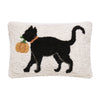 Cat With Pumpkin Hook Pillow