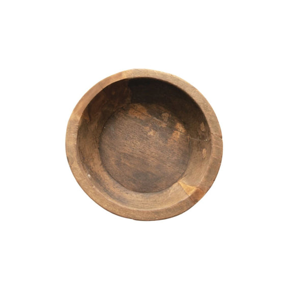 Large Found Wood Bowl