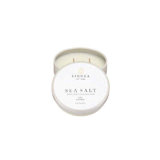 Sea Salt Tin Candle