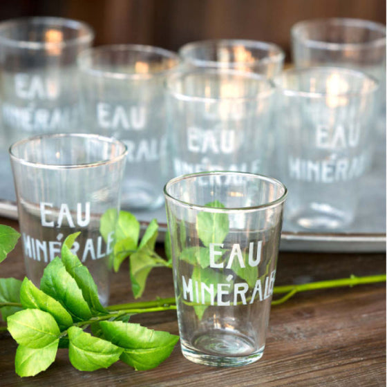 EAU MINERALE WATER GLASS - Bungalow 56