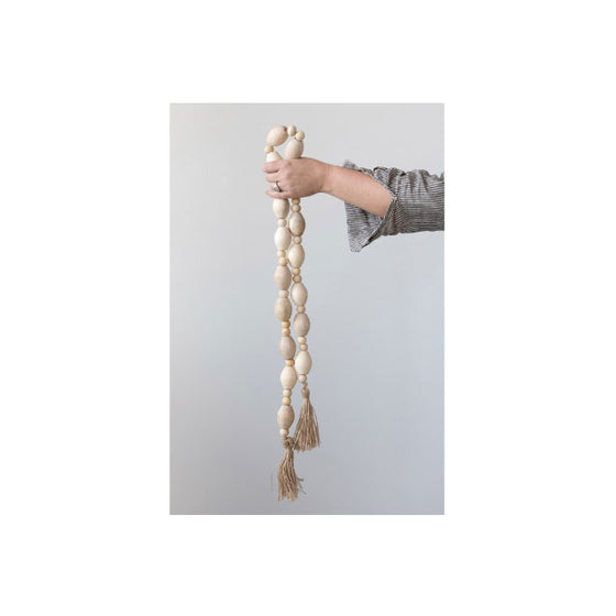 Wood Bead Garland - Bungalow 56